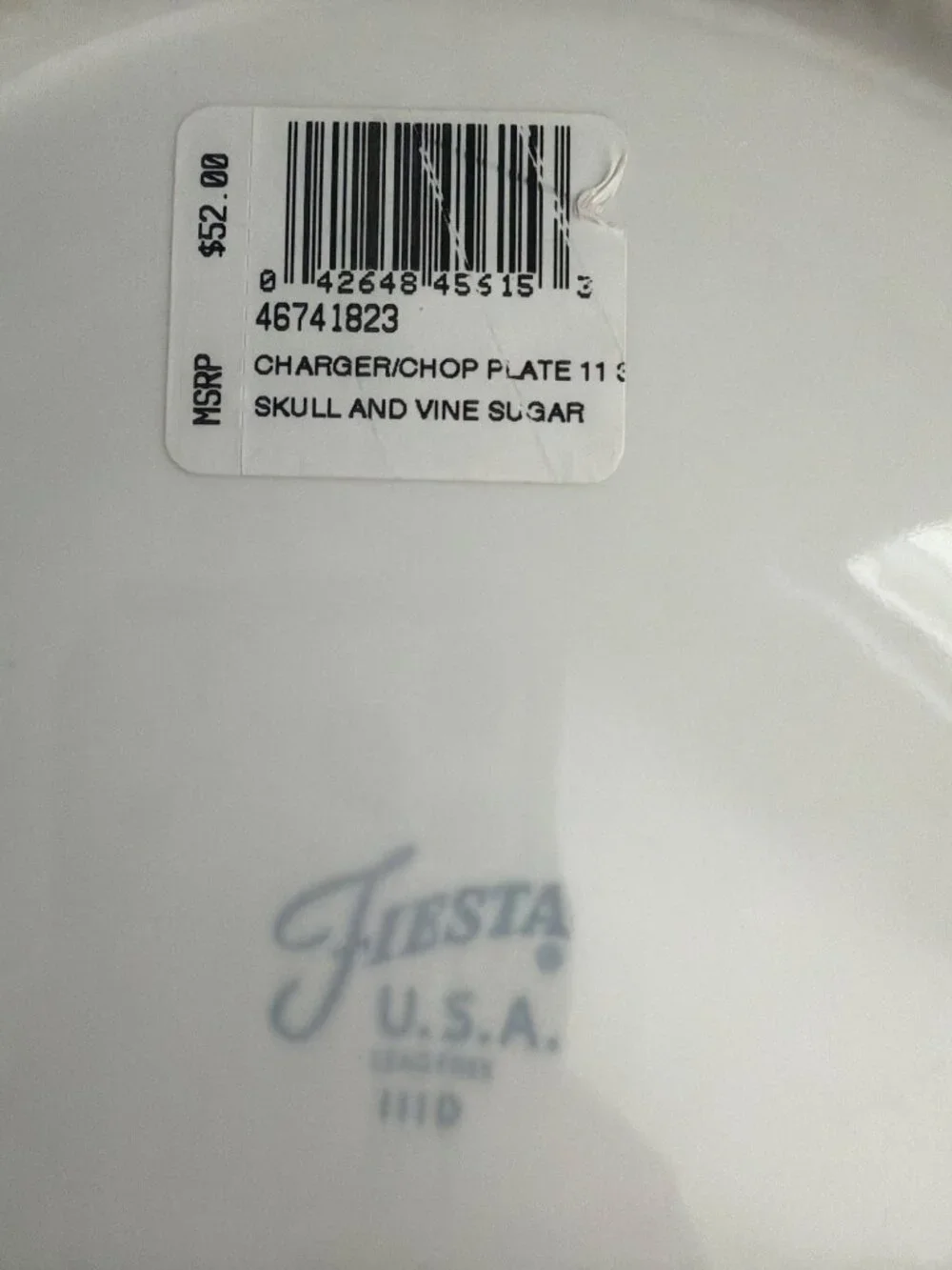 Fiesta Charger/Chop Plate 11.75